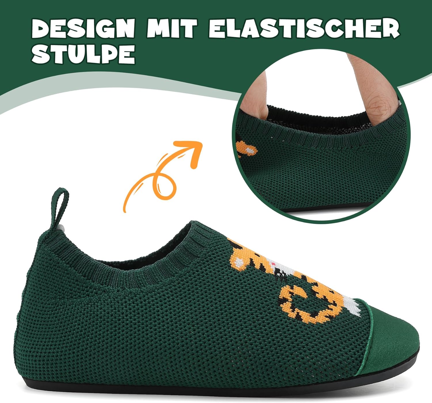 Thumbnail 3 de VOLHAL Hausschuhe für Kinder – atmungsaktiv, rutschfest und einfach an- und auszuziehen