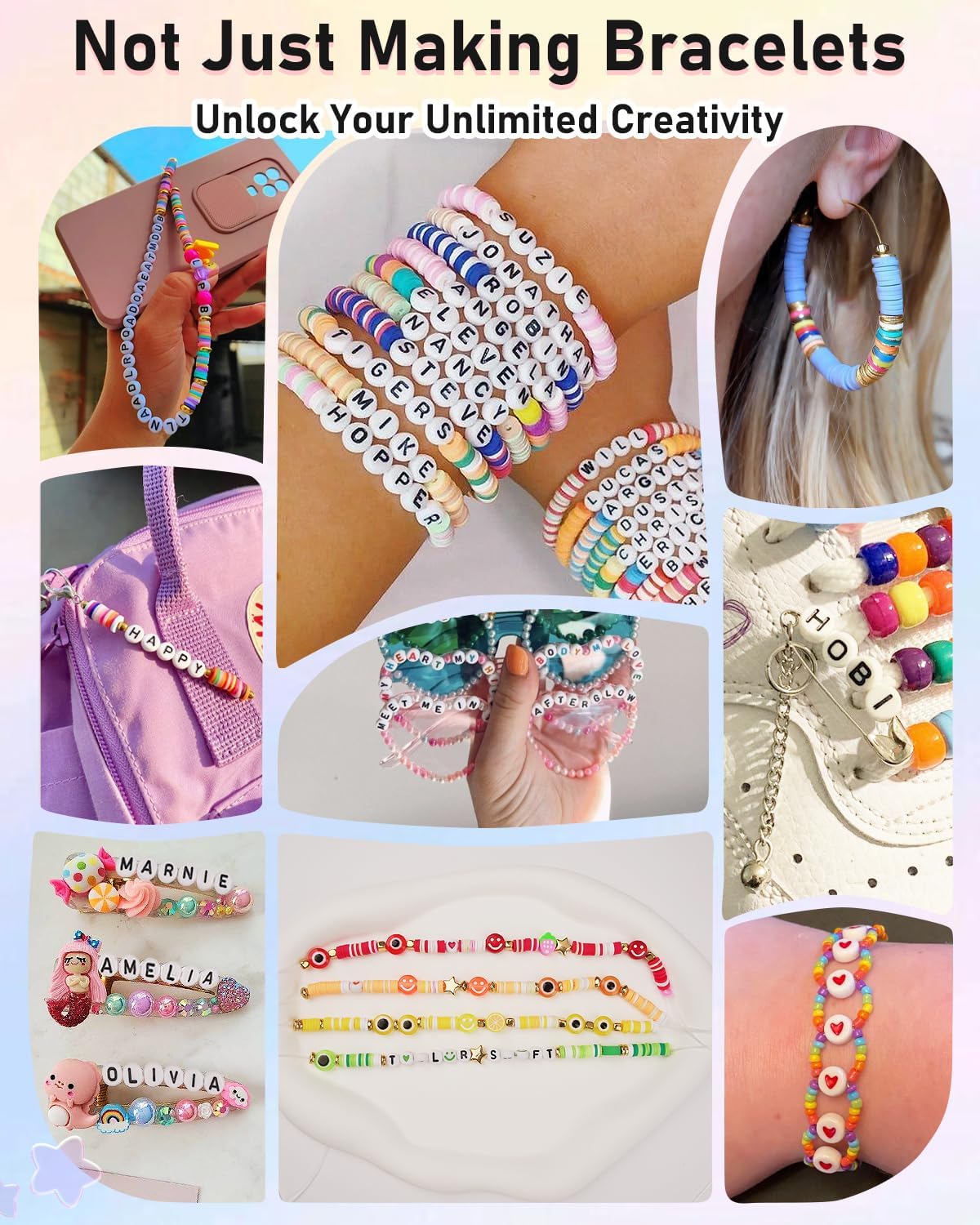 Thumbnail 2 de Mio Angle Bracelet Making Kit for Beginner – 5000Pcs All-in-One Jewelry Craft Set