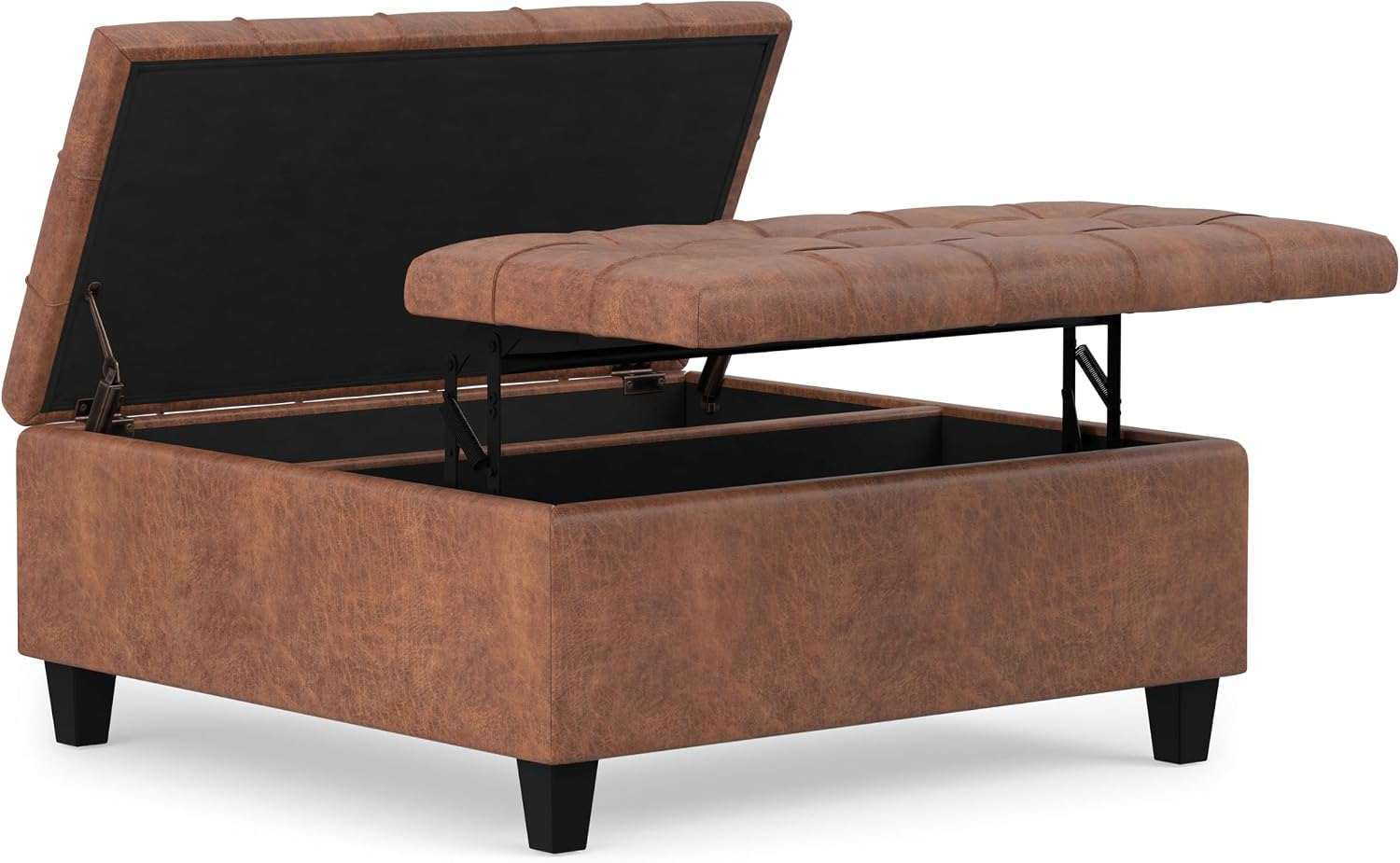 Detalle de SIMPLIHOME Lift-Top Ottoman, 36-Inch