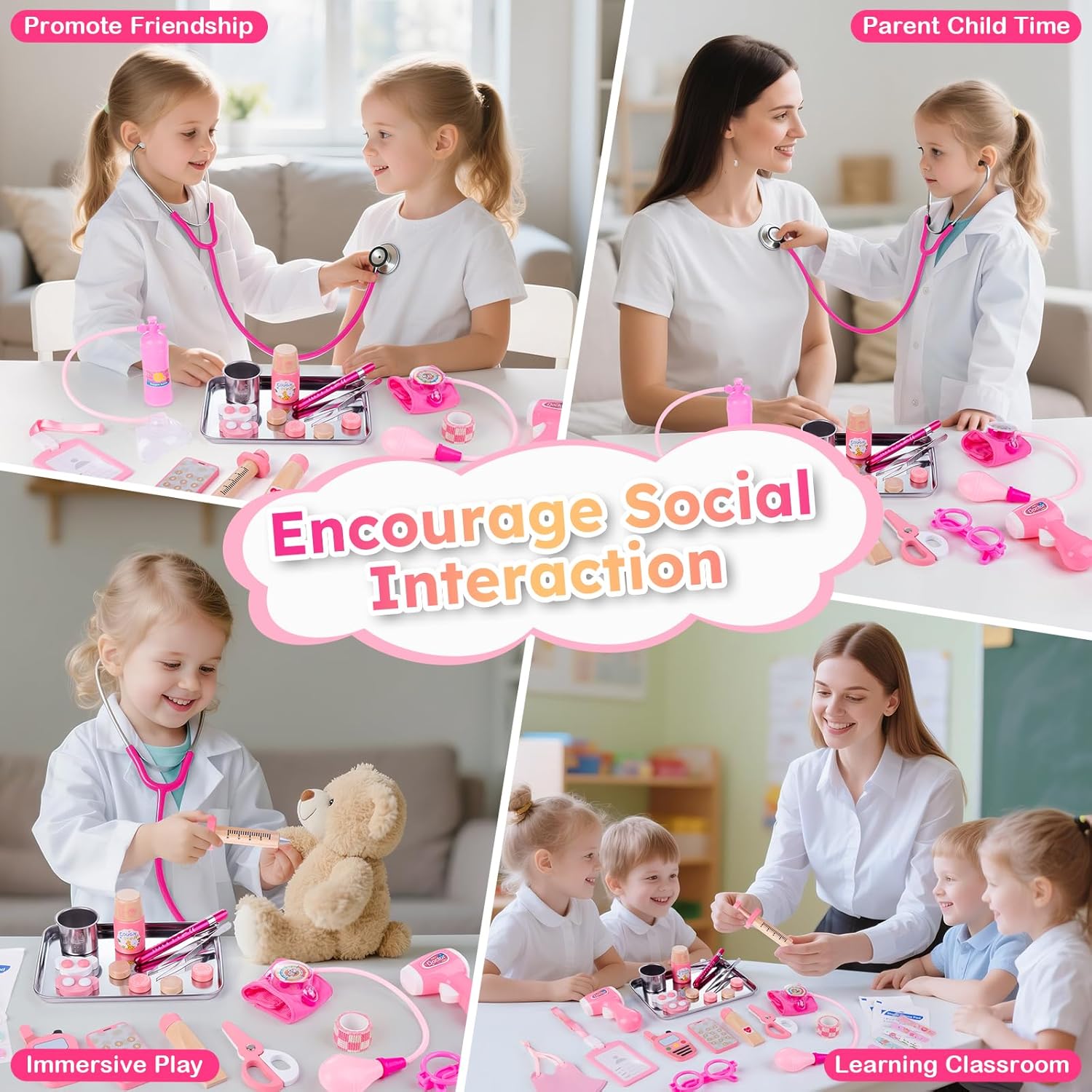 Thumbnail 4 de Sundaymot Arztkoffer Kinder Holz 35-teilig