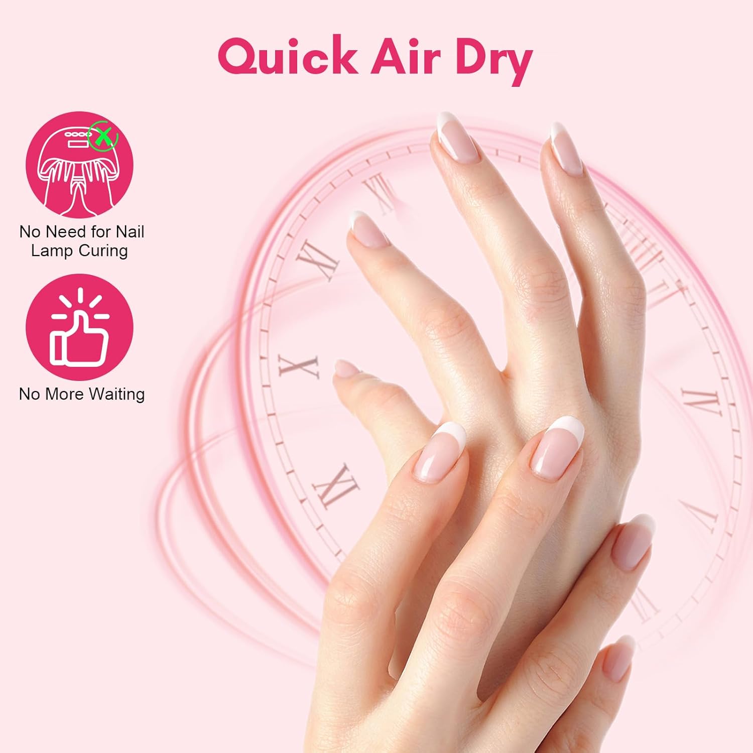 Detalle de MAKARTT Extra Strong Nail Glue with Brush (5 x 7ml) – Quick-dry adhesive for acrylic nails, tips & repairs