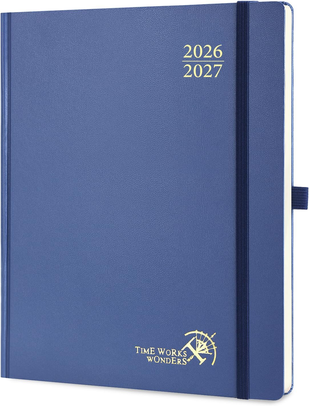 Detalle de POPRUN 27-AC6HK7-NYB weekagenda 2026-2027, verticaal, 30-minutenindeling