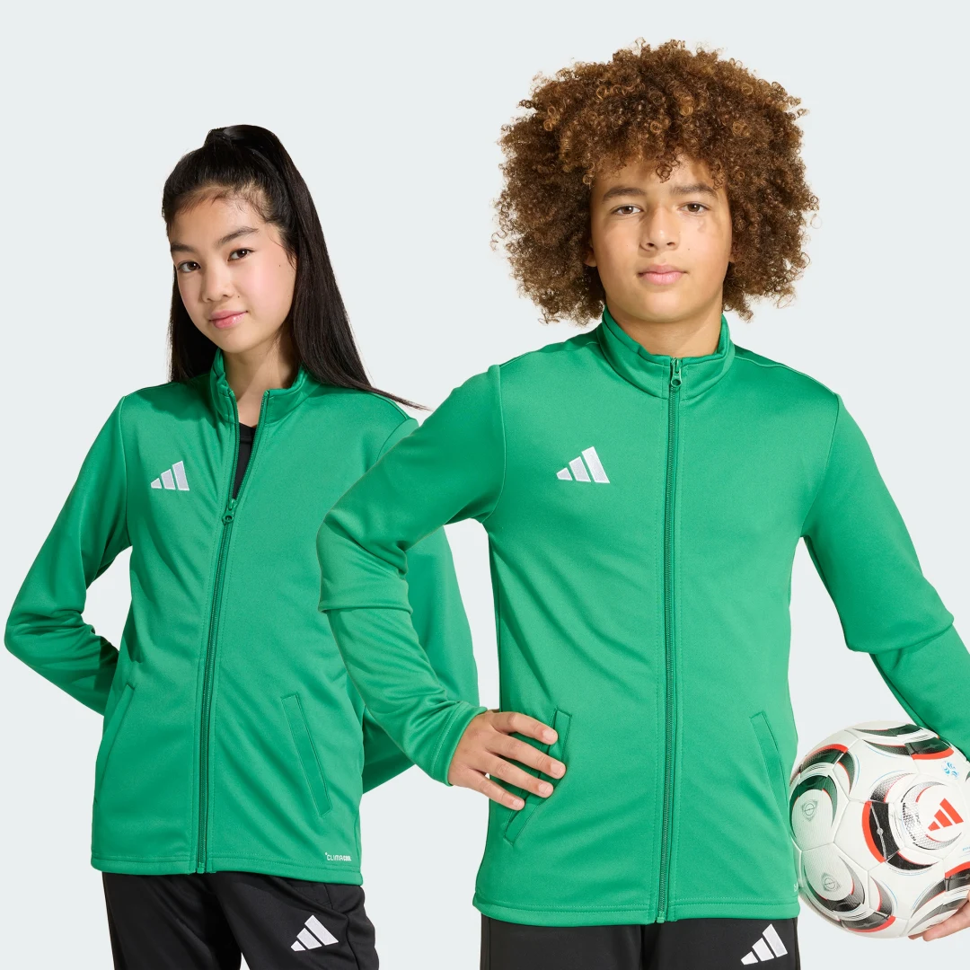 Detalle de Adidas Entrada26, chaqueta verde