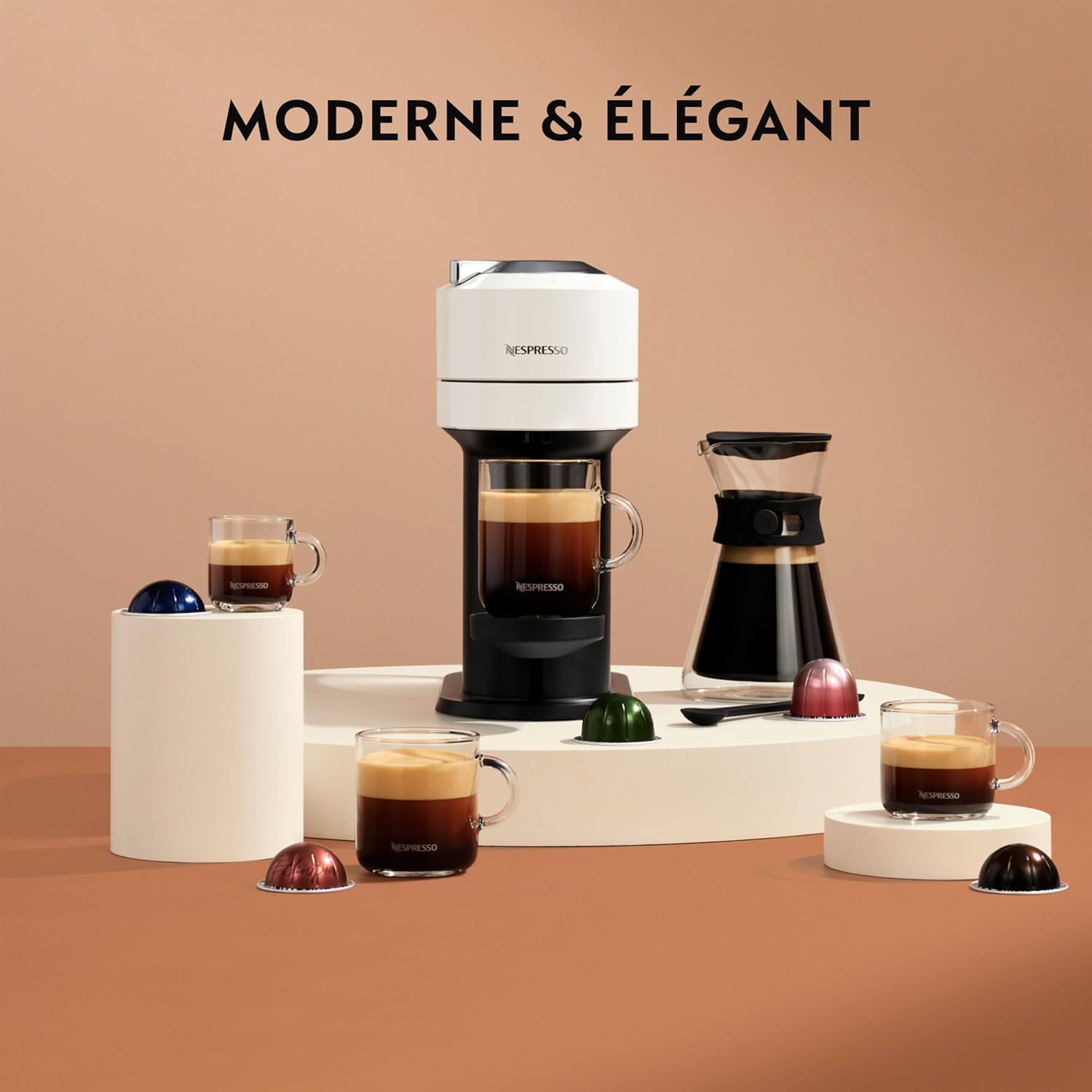 Thumbnail 5 de Nespresso De'Longhi Vertuo Next Blanc – Machine à Café Vertuo avec Centrifusion