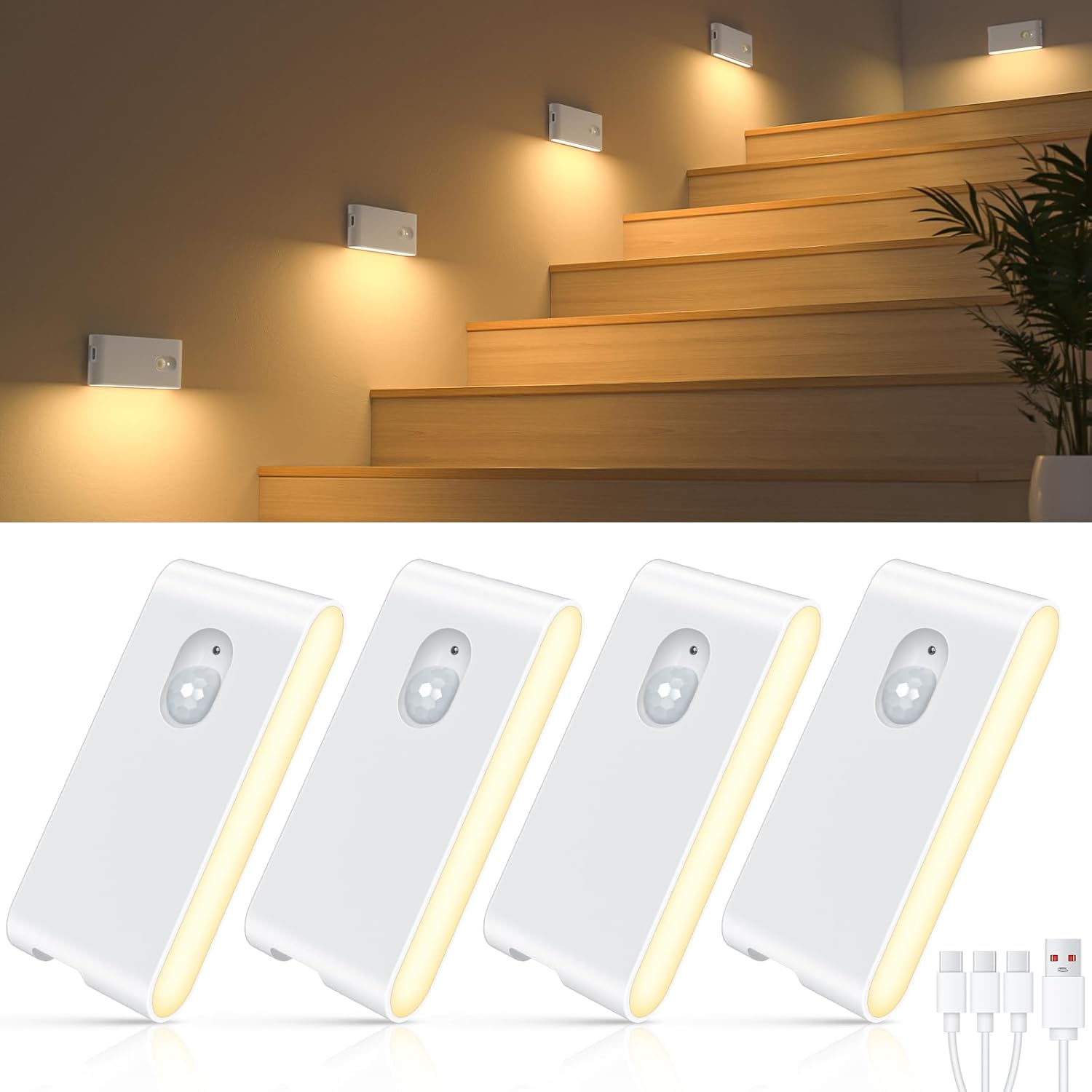 Detalle de WILLED Luz LED sensor 500 mAh para pasillo