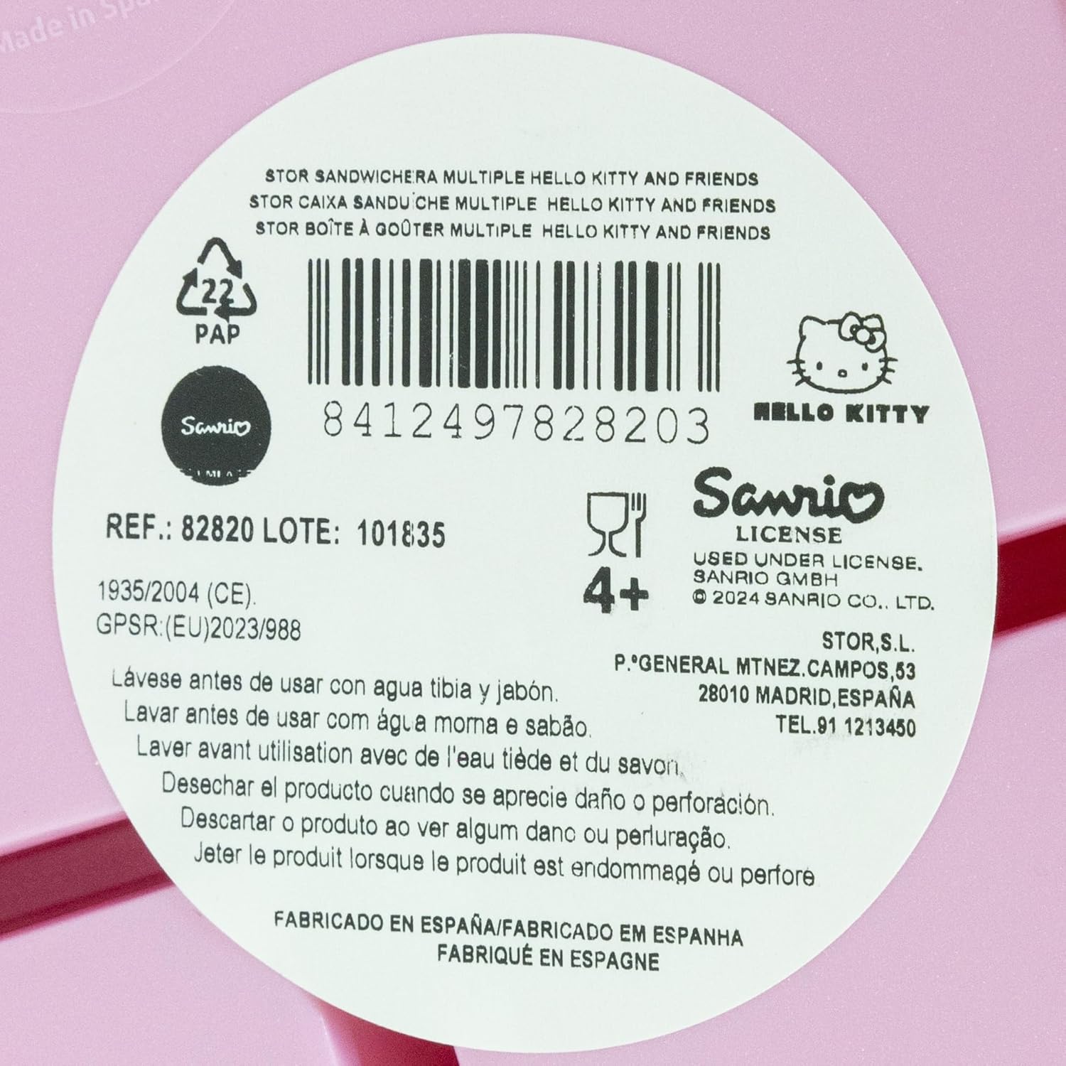 Detalle de Stor Hello Kitty and Friends - Contenitore per il pranzo con 3 scomparti