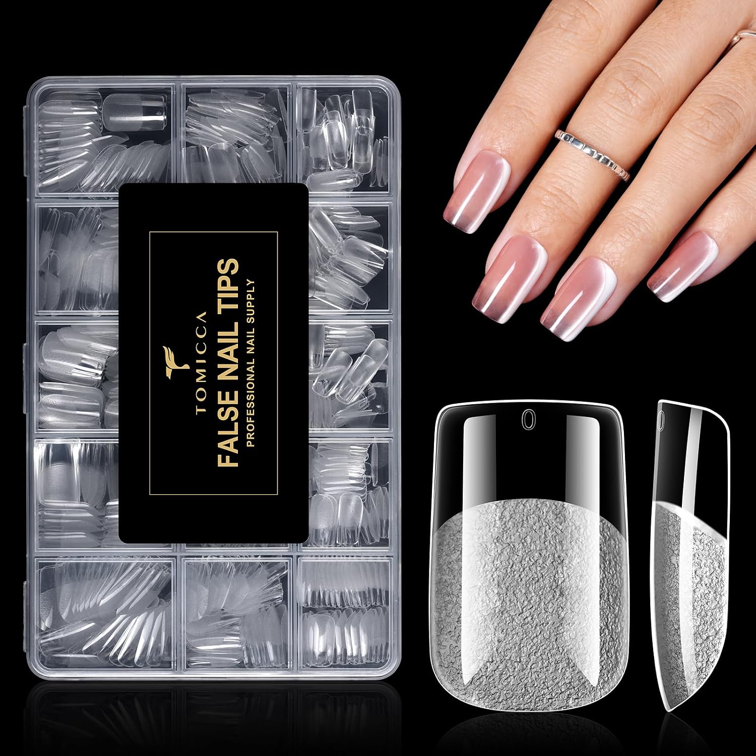 Imagen de TOMICCA Quadrat Nageltips 510 Stück en OfertitasTOP