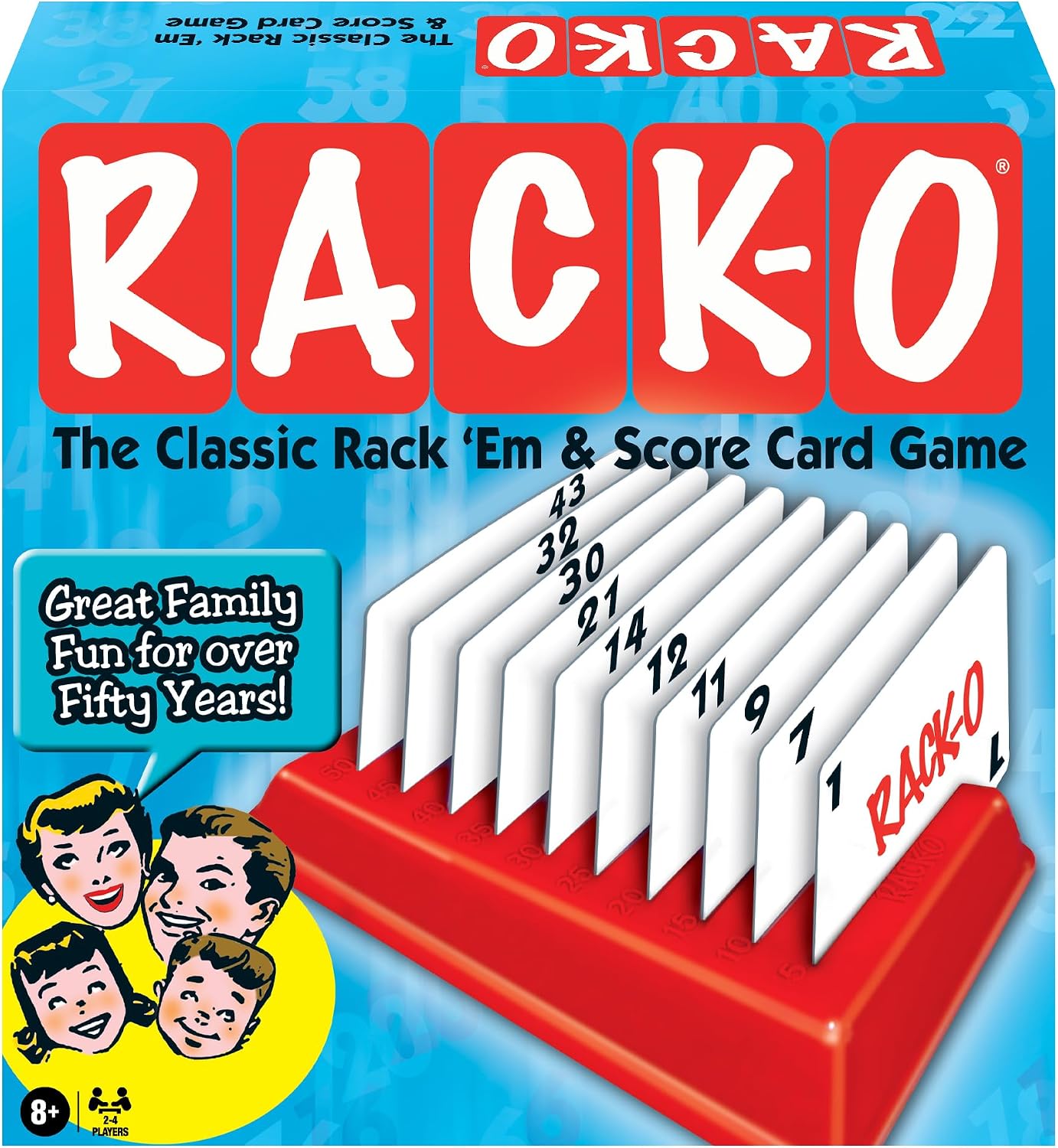Detalle 2 de Winning Moves Rack-O Retro Game 2-4 Players 🎲