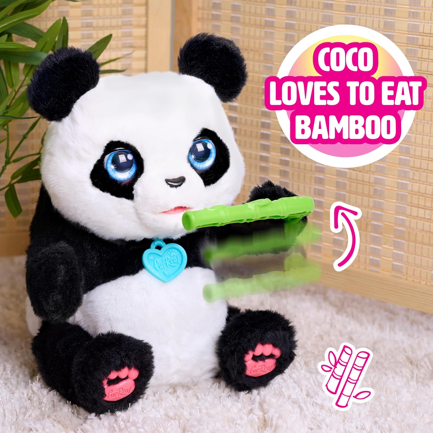 Detalle de furReal Coco the Tumbling Panda — 10.5-Inch Interactive Panda Toy
