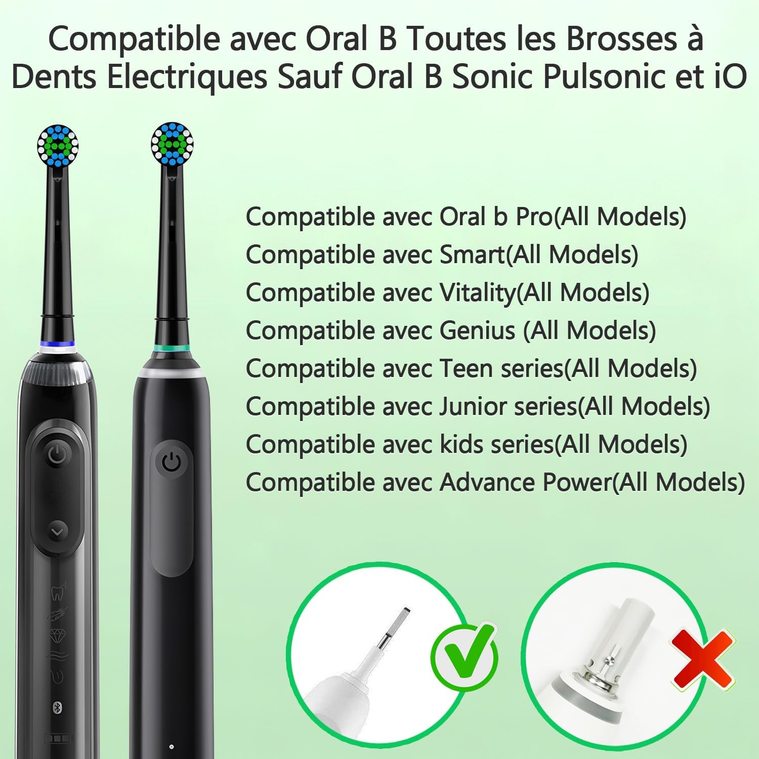 Detalle 2 de Qitizu Brossettes 20 pcs Oral-B
