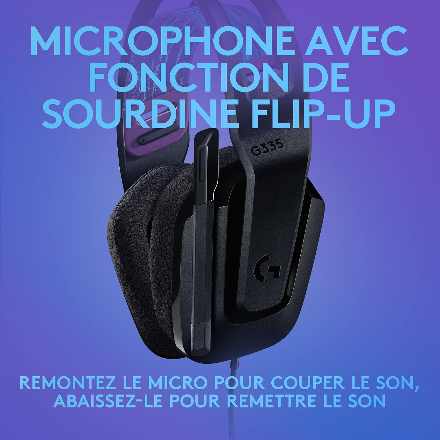 Thumbnail 4 de Logitech G G335 casque gamer 240 g