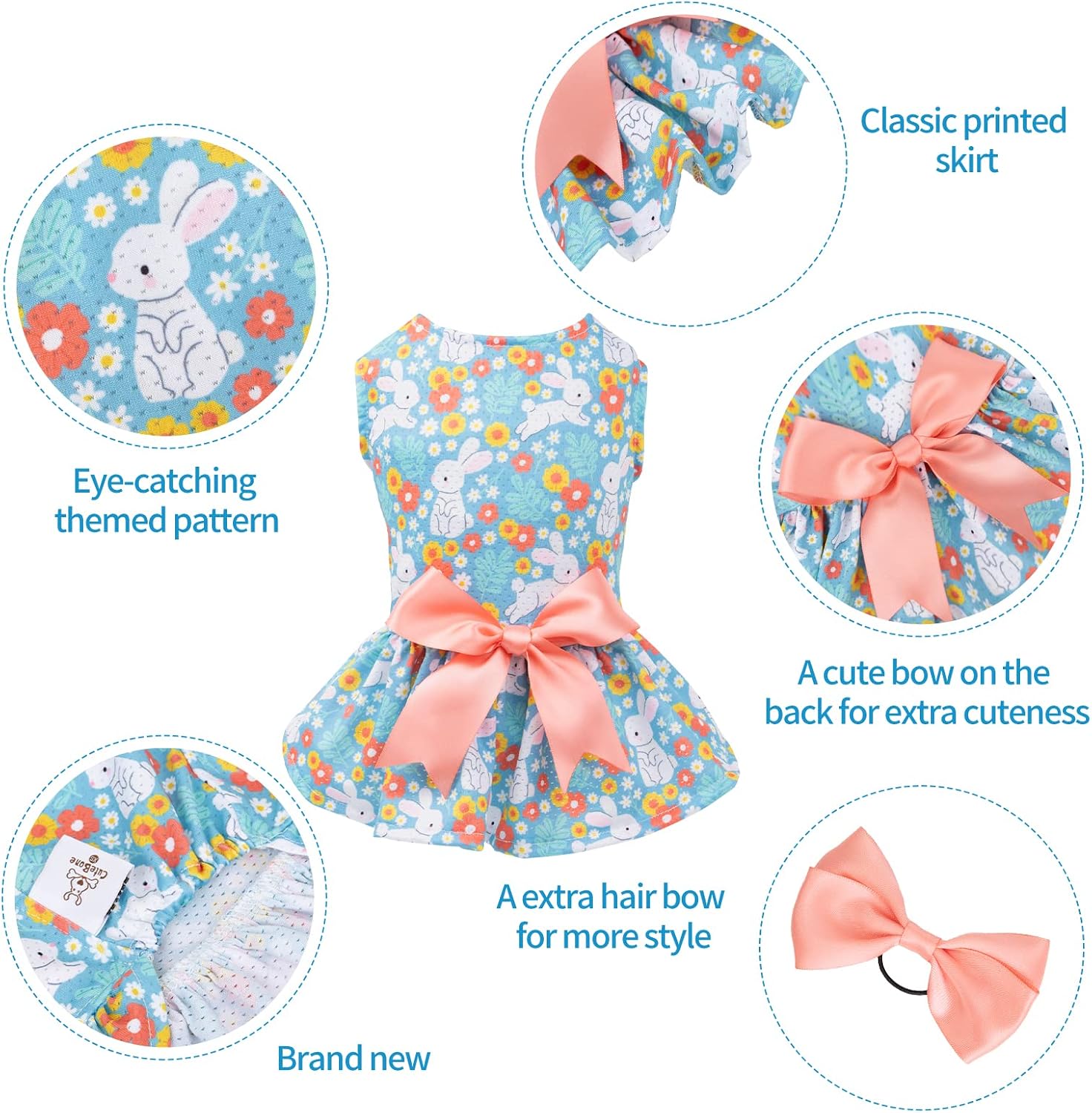 Detalle 2 de CuteBone Dog Dress, XX-Small