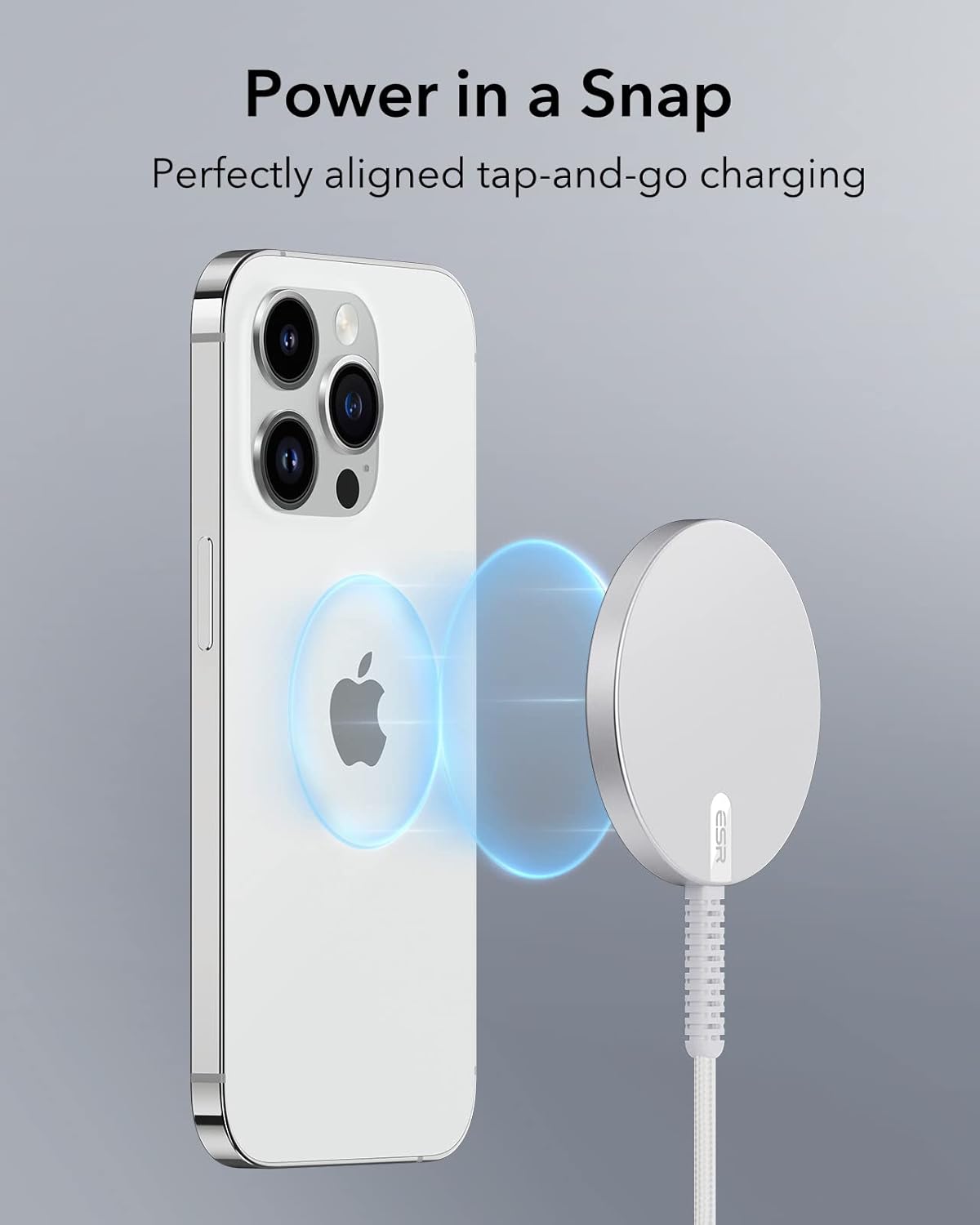 Thumbnail 1 de ESR HaloLock Mini ✨ Cargador MagSafe para iPhone 12-15
