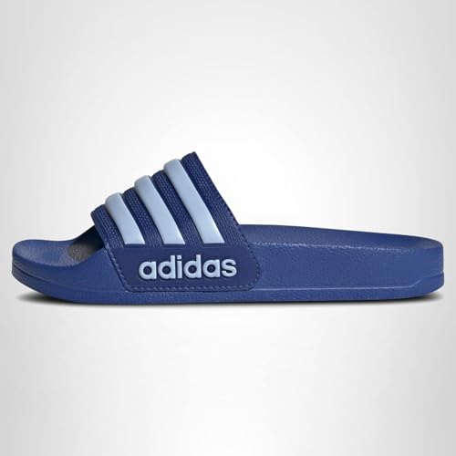 Thumbnail 8 de adidas Kinder Adilette Shower Slides Sandal – Royal Blue/Glow Blue, Größe 29 EU