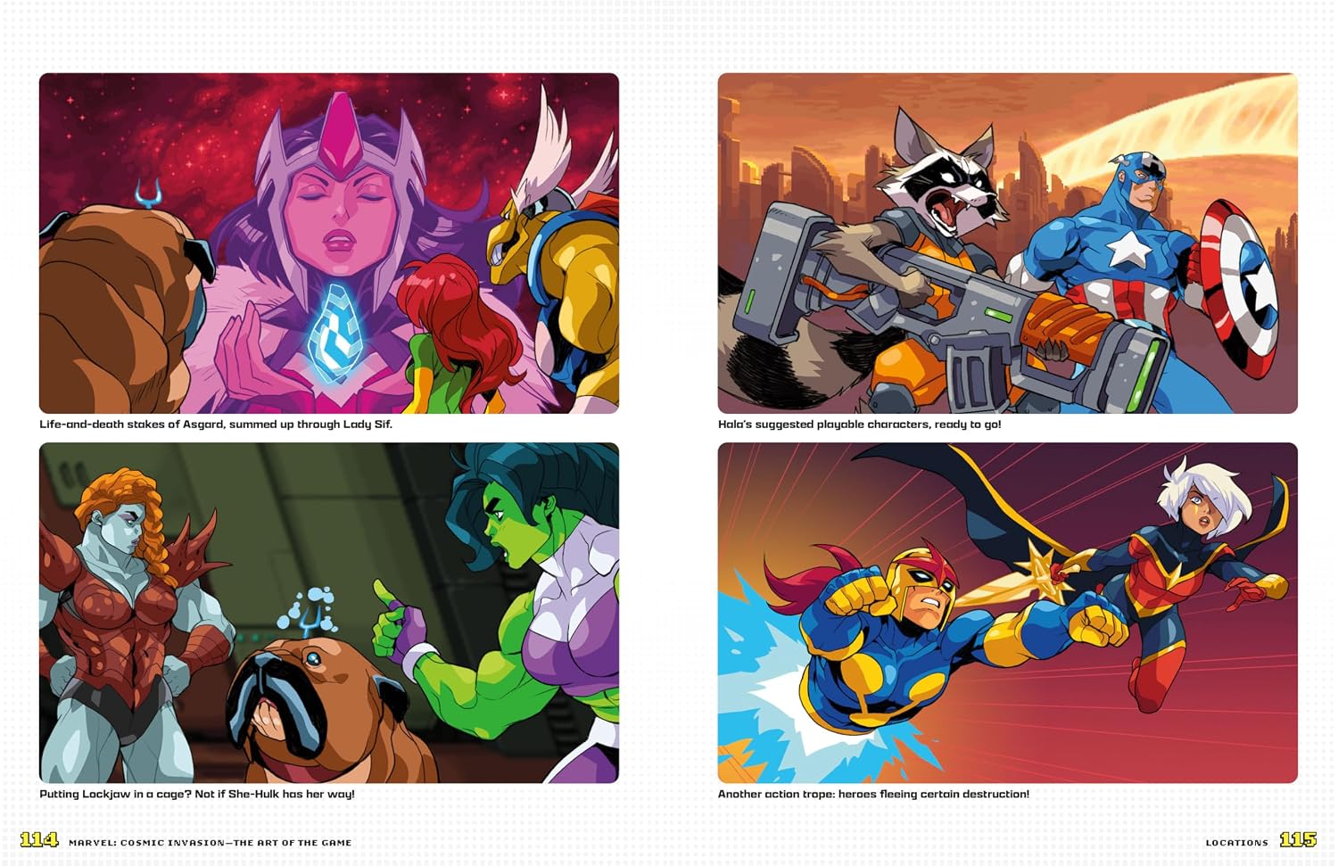 Detalle 2 de Marvel: Cosmic Invasion – The Art of the Game book