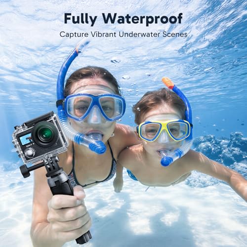 Detalle de AKASO Brave 4 Action Camera 4K30: A Solid Underwater Companion