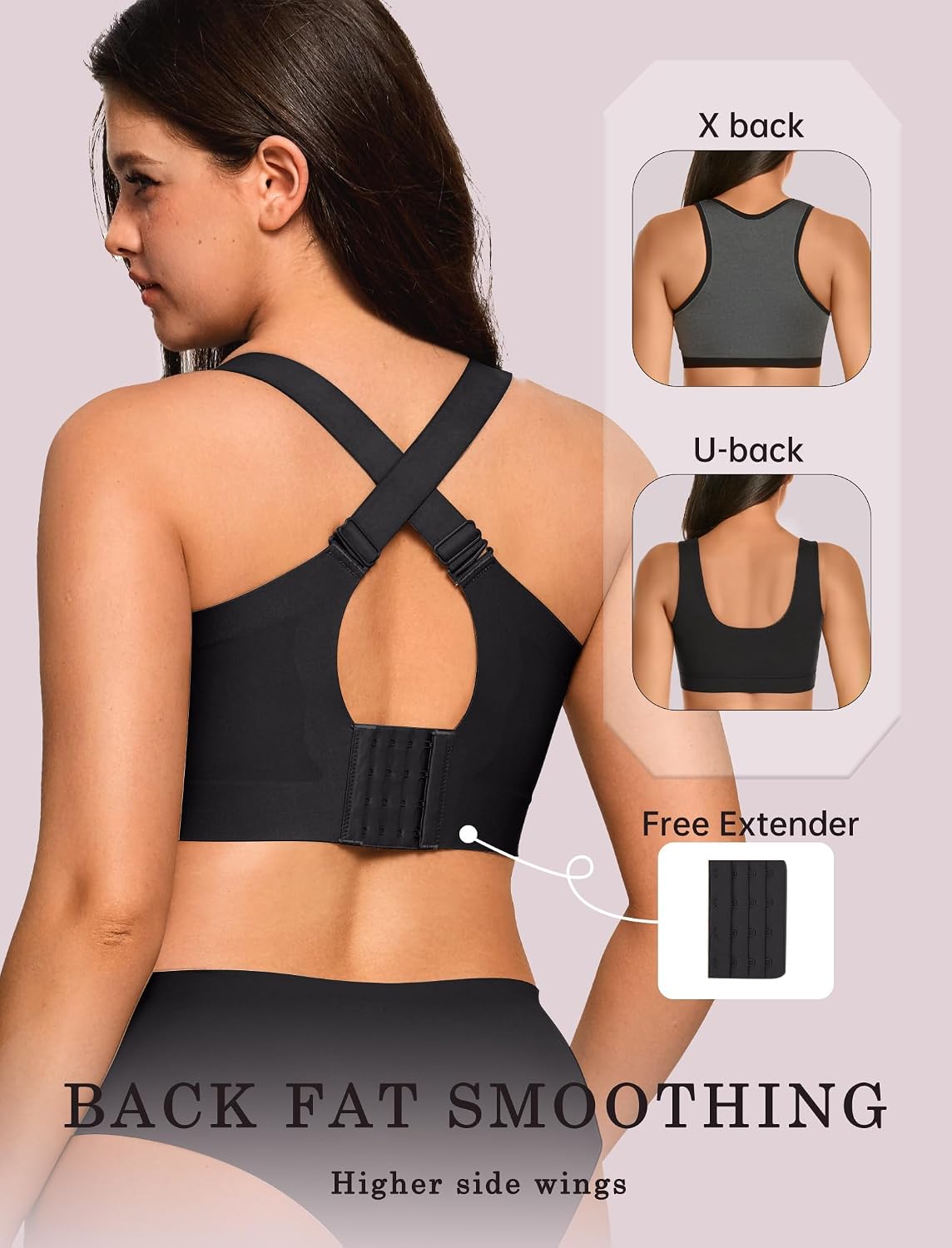 Thumbnail 2 de OEAK Wireless Jelly Bra Plus Size 4XL
