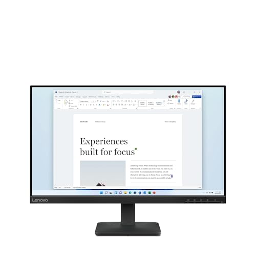 Detalle de Lenovo L24-4e: Monitor FHD de 23.8 pulgadas con IPS y conectividad versátil