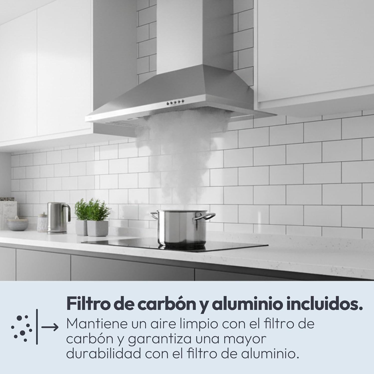 Thumbnail 2 de Candy - CCE117/1X - Campana Telescópica Inox 🍽