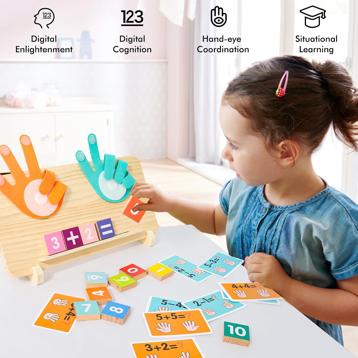 Detalle 2 de XIAPIA Montessori Spielzeug ab 4 Jahre