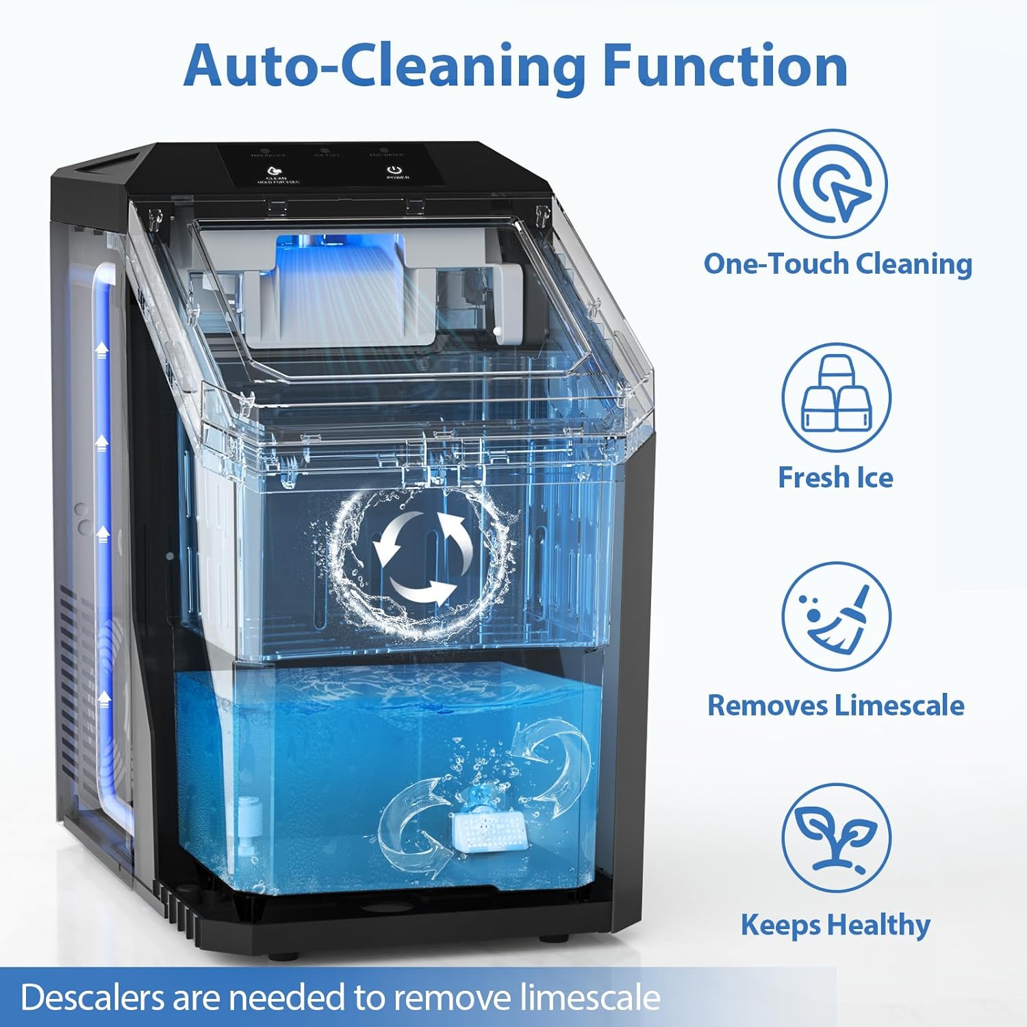 Thumbnail 6 de Aeitto Nugget Ice Maker 55 lbs/Day