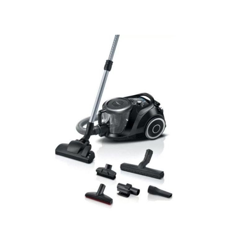 Detalle de Bosch Serie 6 BGC41XSIL: aspiradora sin bolsa 700 W, 2,4 L y filtro EPA para alergias
