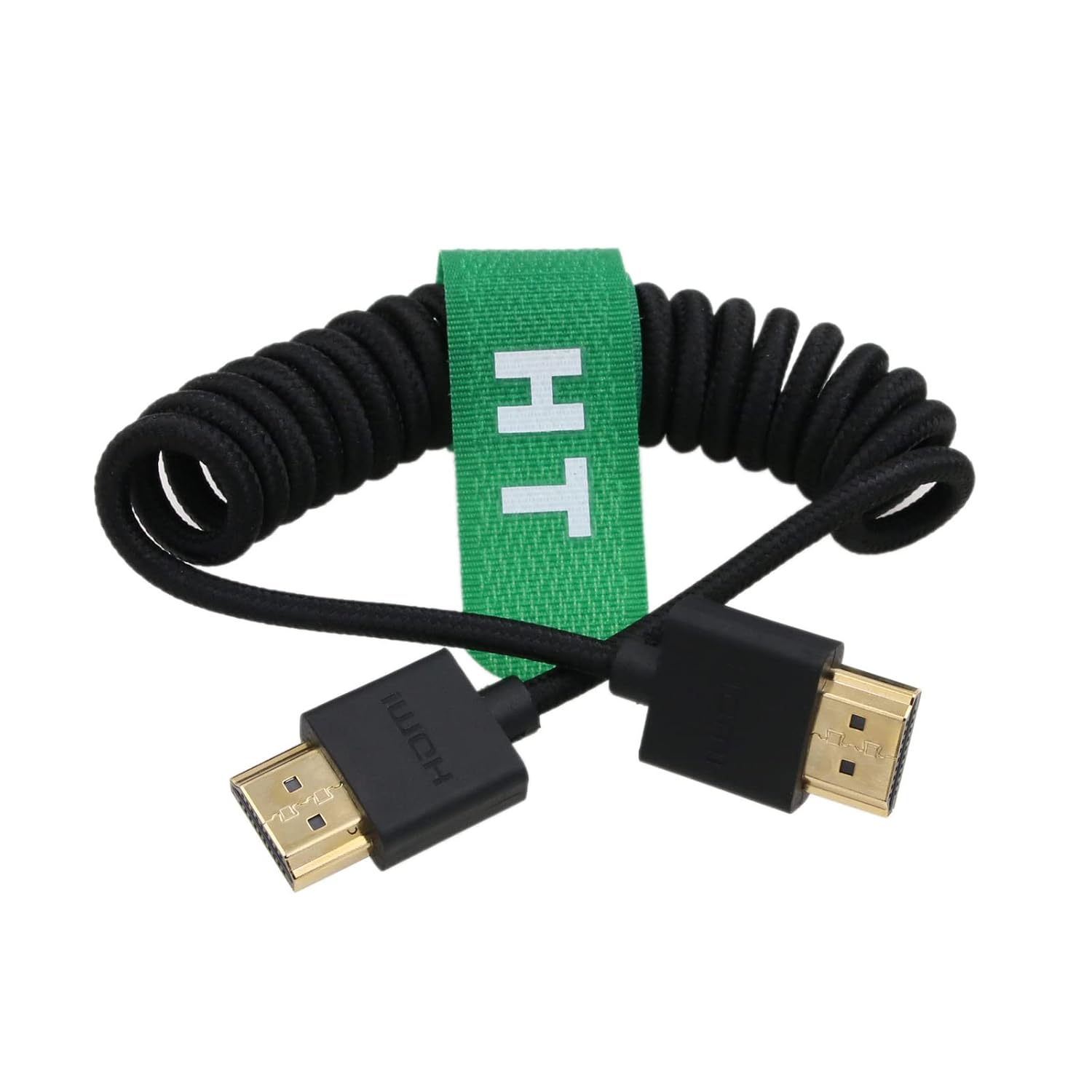 HangTon HDMI 2.1 Kabel 4K/8K | Geflochtenes, flexibles Kabel – 30 cm (erweitert 60 cm) für ATOMOS Ninja V, Blackmagic Monitor & DSLR-Kameras