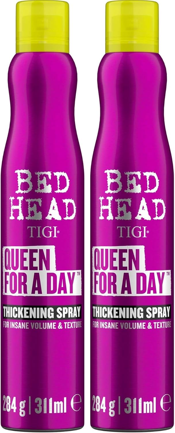 Detalle de Bed Head by TIGI Queen For A Day Volume Thickening Spray per Capelli Fine