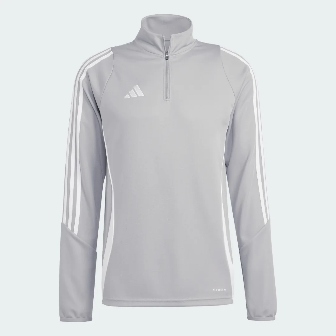 Detalle de Sudadera entrenamiento Tiro 24 de Adidas – Gris