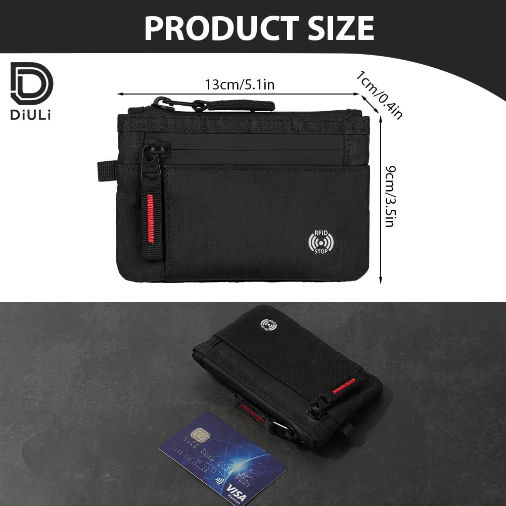 Detalle 2 de DiULi Carteras RFID Antirrobo Pequeño