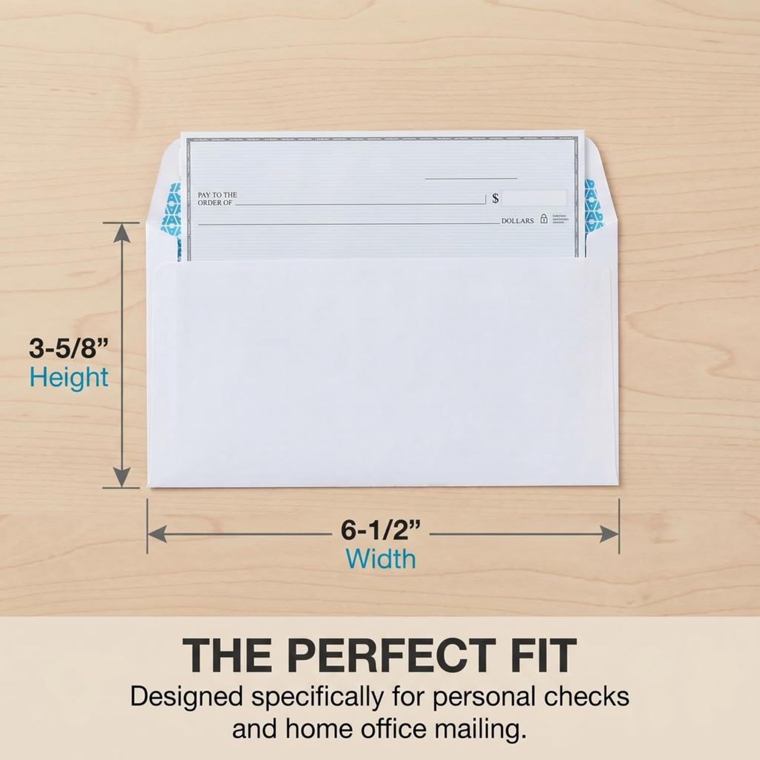 Detalle de Aimoh 34300 #6 3/4 Security Envelopes, Self-Seal, No Window, 300 Count