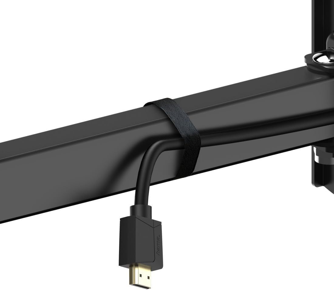 Thumbnail 3 de Hama TV-Wandhalterung schwenkbar & neigbar, ausziehbar (32–75 Zoll, VESA 75x75 bis 600x400, bis 40 kg) schwarz