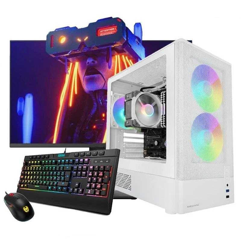 Detalle de NeoPC Neo-PC con Ryzen 7 5700X, RTX 5060 y 32 GB RAM, 1 TB SSD + Monitor 27