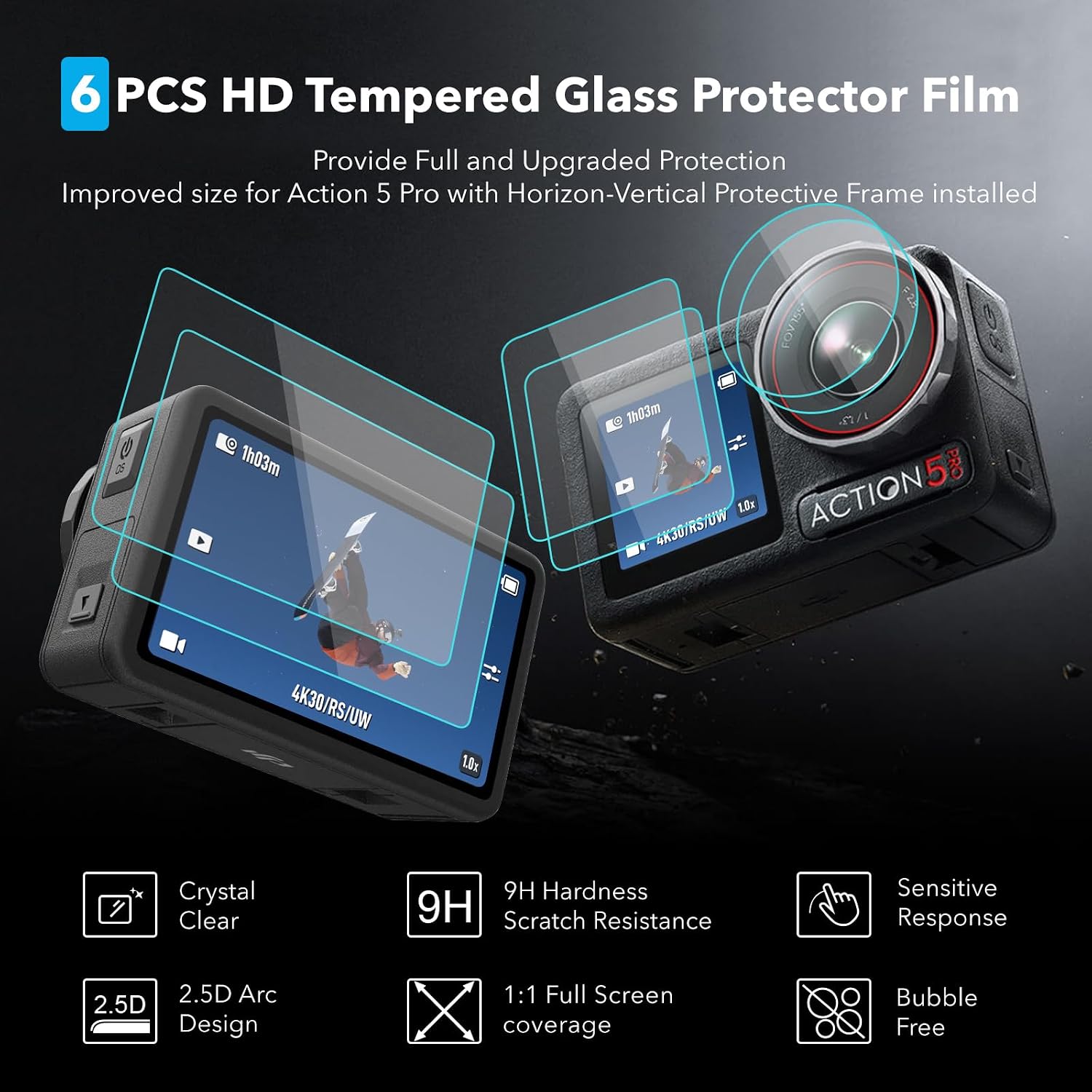 Thumbnail 2 de SYMIK Small Carrying Case for DJI Osmo Action 5 Pro – Accessory Kit Review