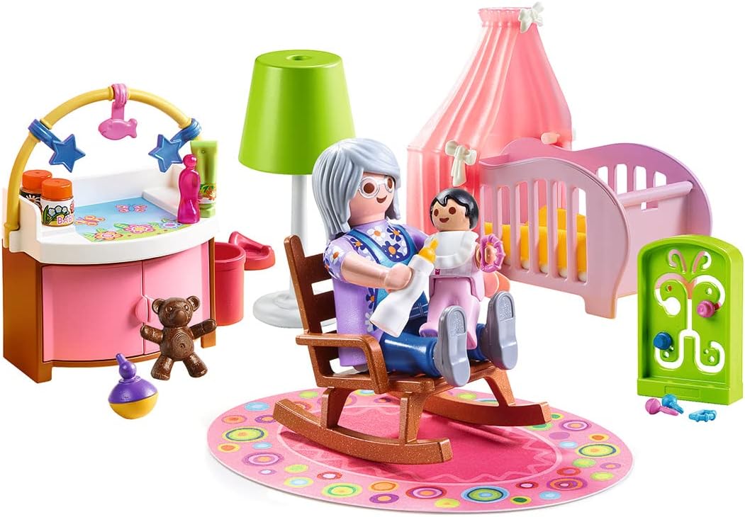 Detalle de PLAYMOBIL Dollhouse 70210, Cameretta della bambina – 43 pezzi per età 4+