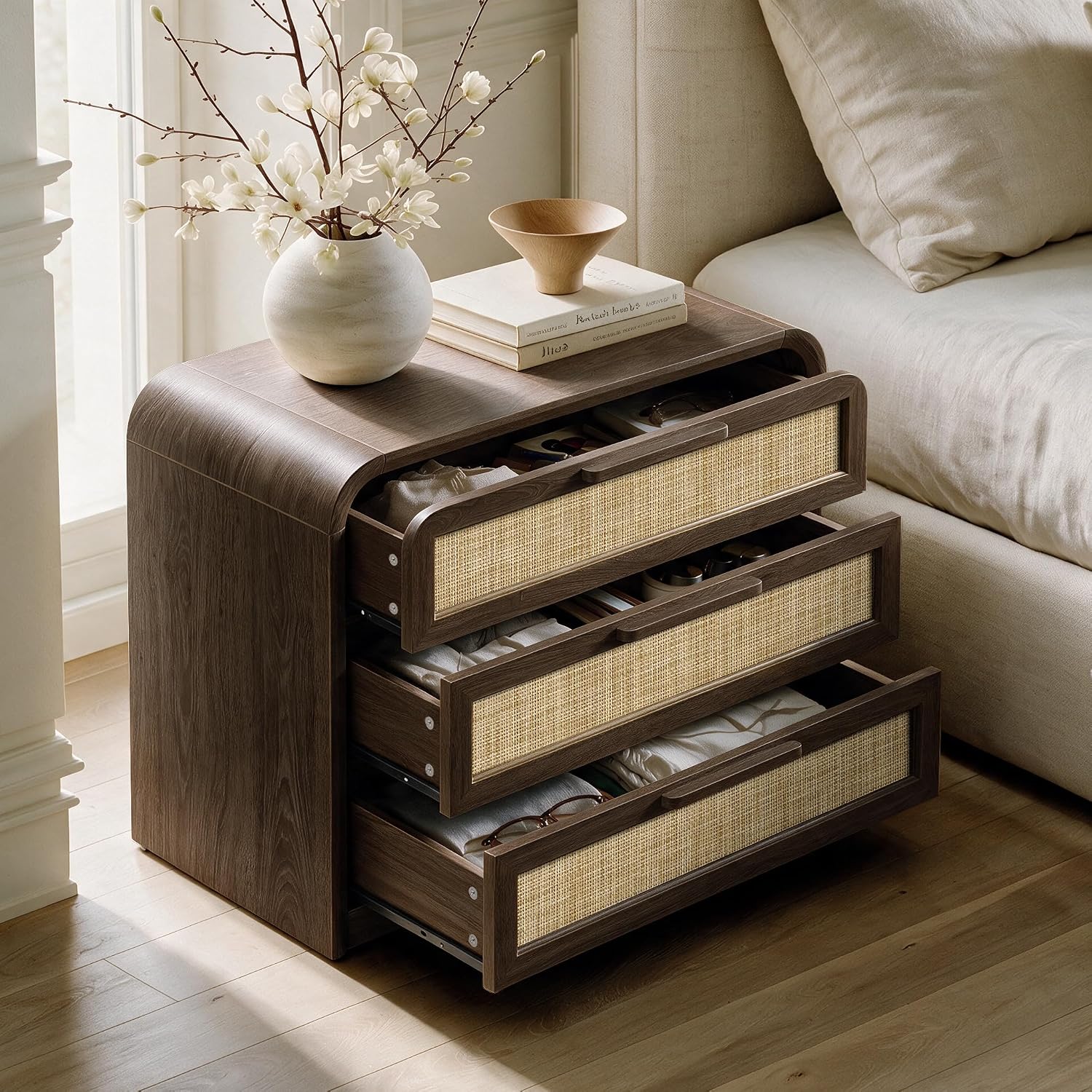 Thumbnail 6 de Orvesino Nightstand Set of 2, 30-Inch Wide