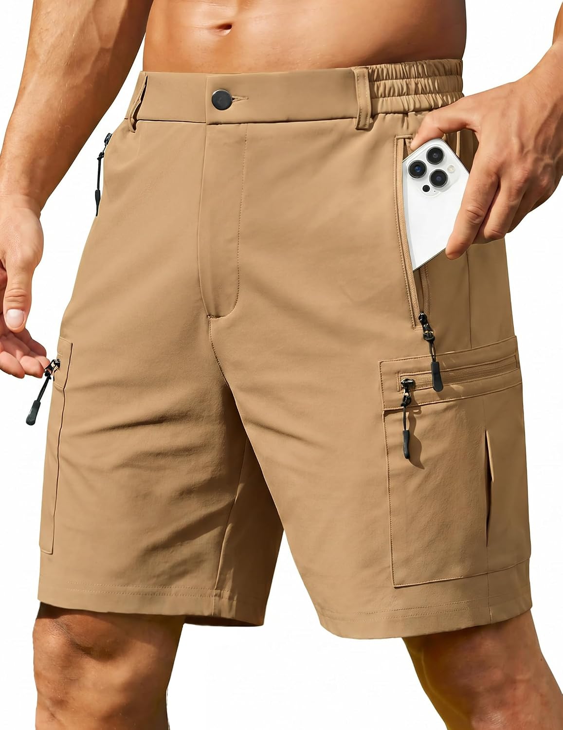 Thumbnail 6 de COOFANDY Hiking Cargo Shorts 9-Inch