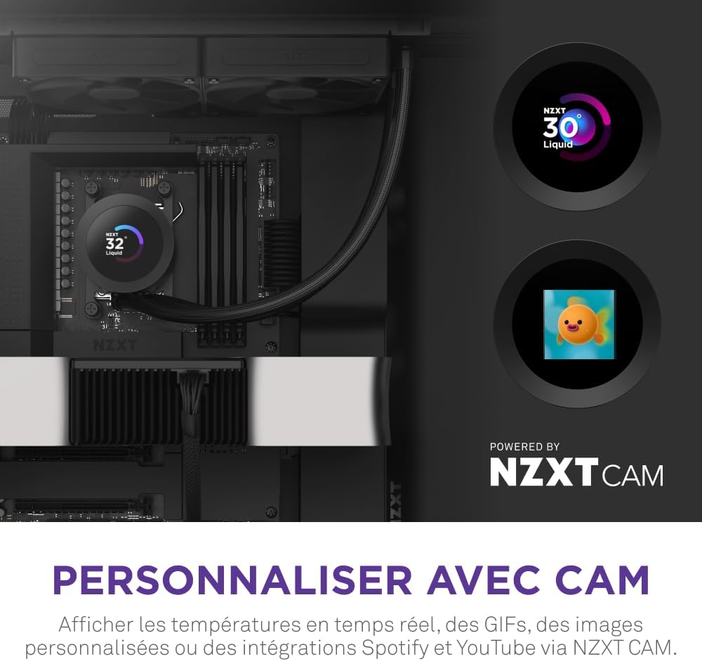 Detalle de NZXT Kraken Plus 280 CPU liquid cooler