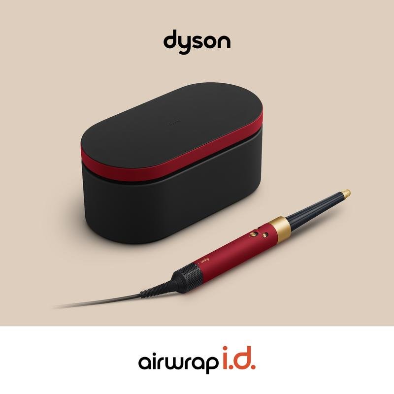 Detalle 2 de Dyson Airwrap i.d. 1300W: Moldeador Multifunción con Coanda e Iónica (Red Velvet/Gold)