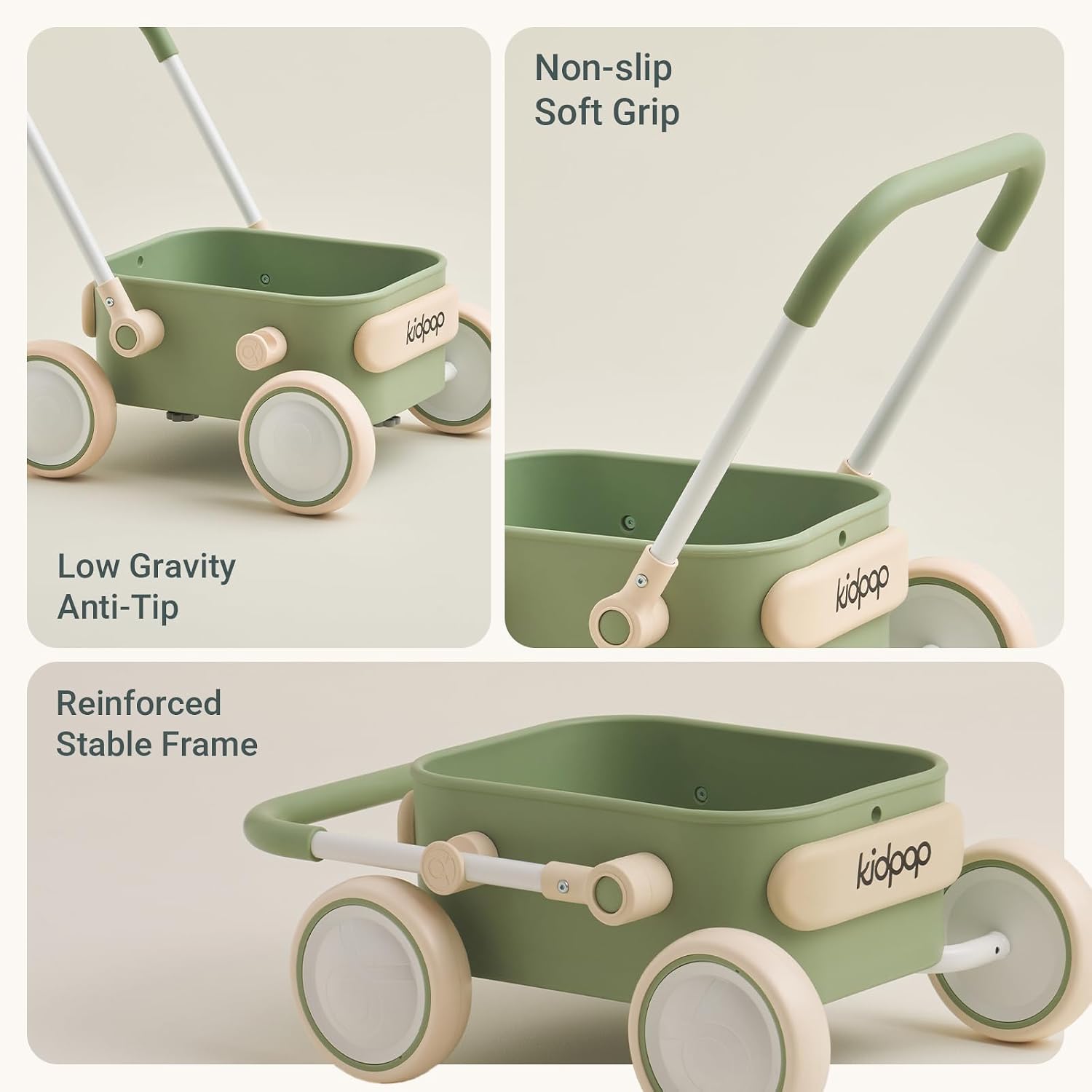 Thumbnail 3 de Kidpop PULA push pull walker wagon 15 kg