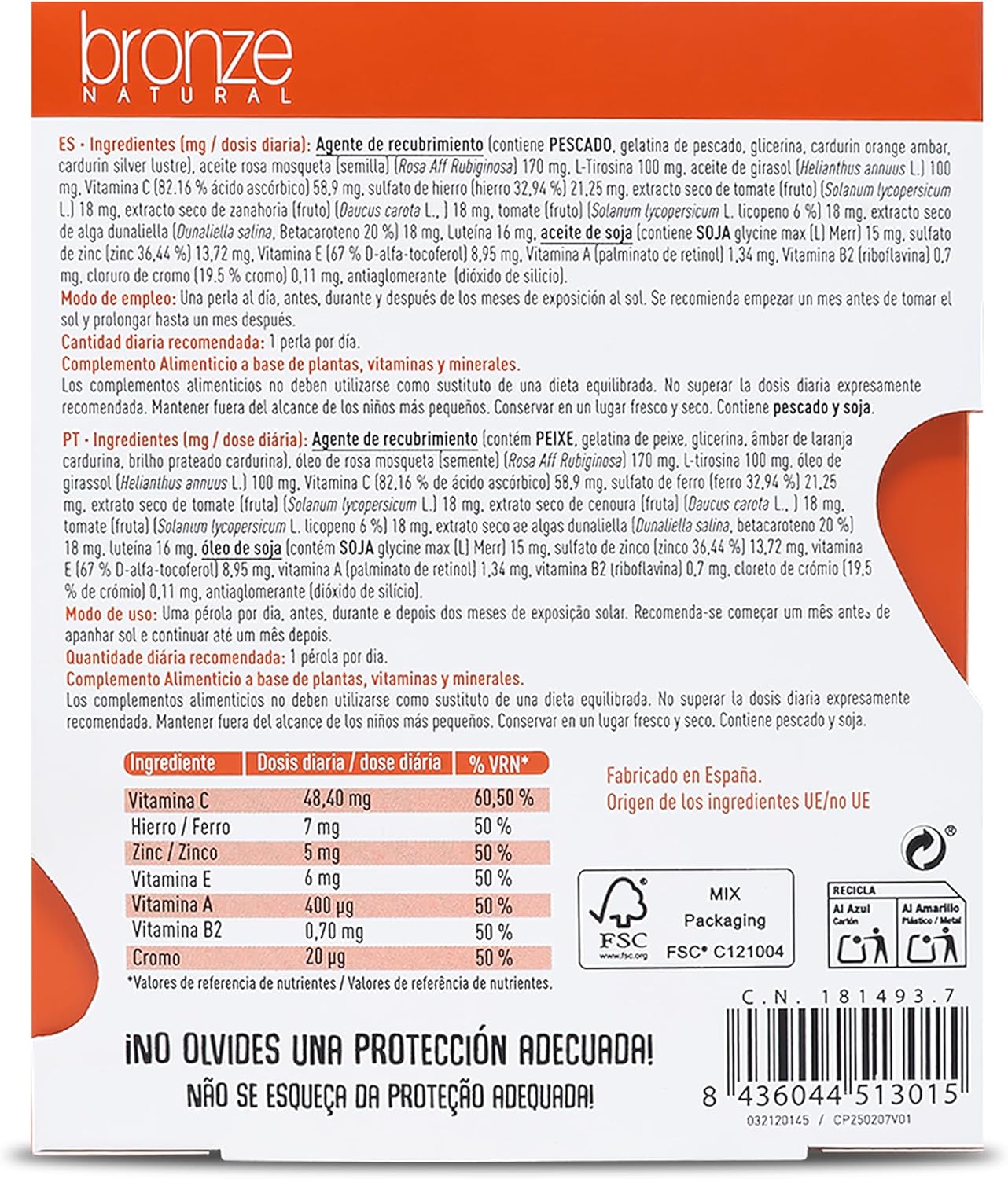 Thumbnail 5 de BRONZE Acelerador de Bronceado con Betacarotenos