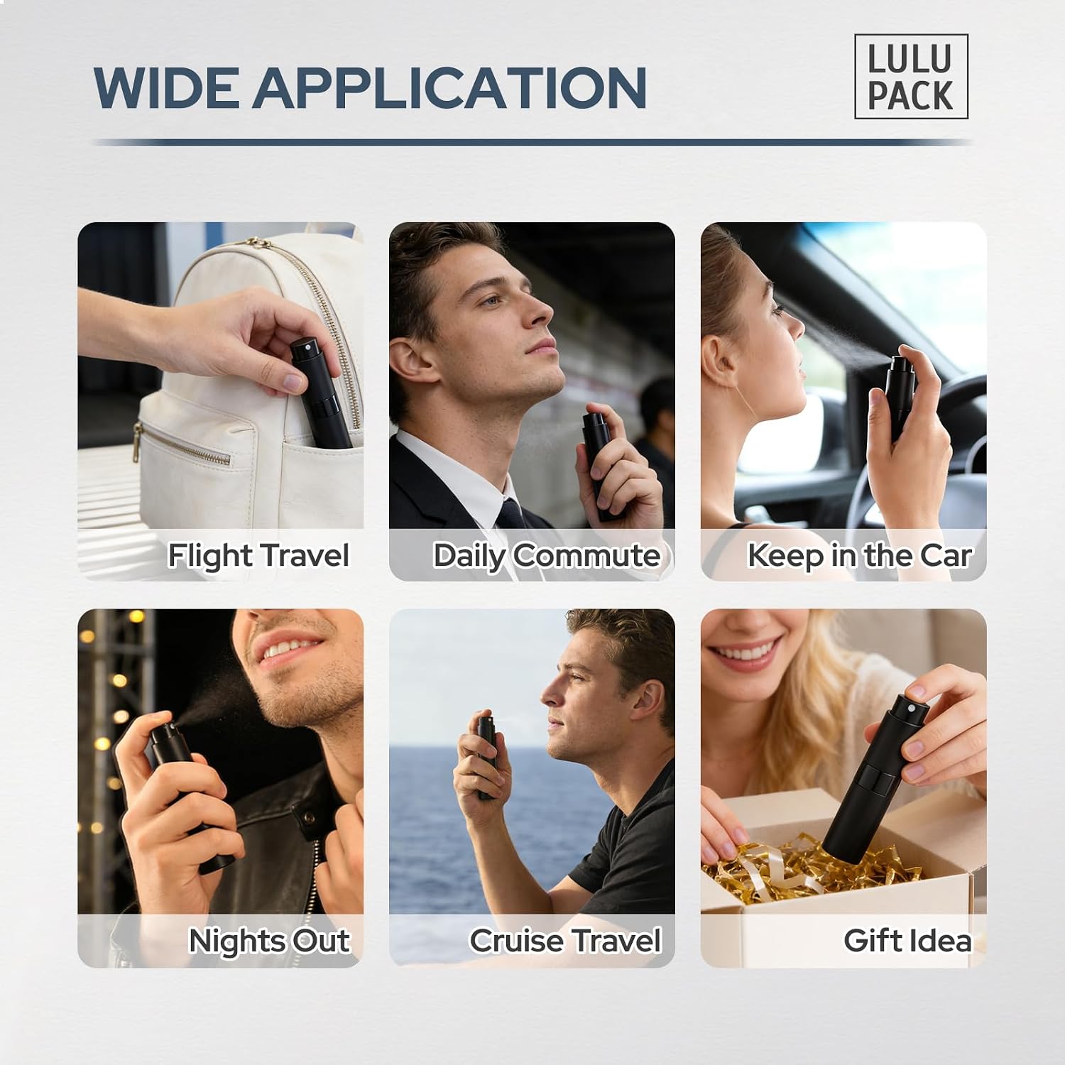 Detalle 1 de Fusupak 8ml perfume atomizer travel bottle