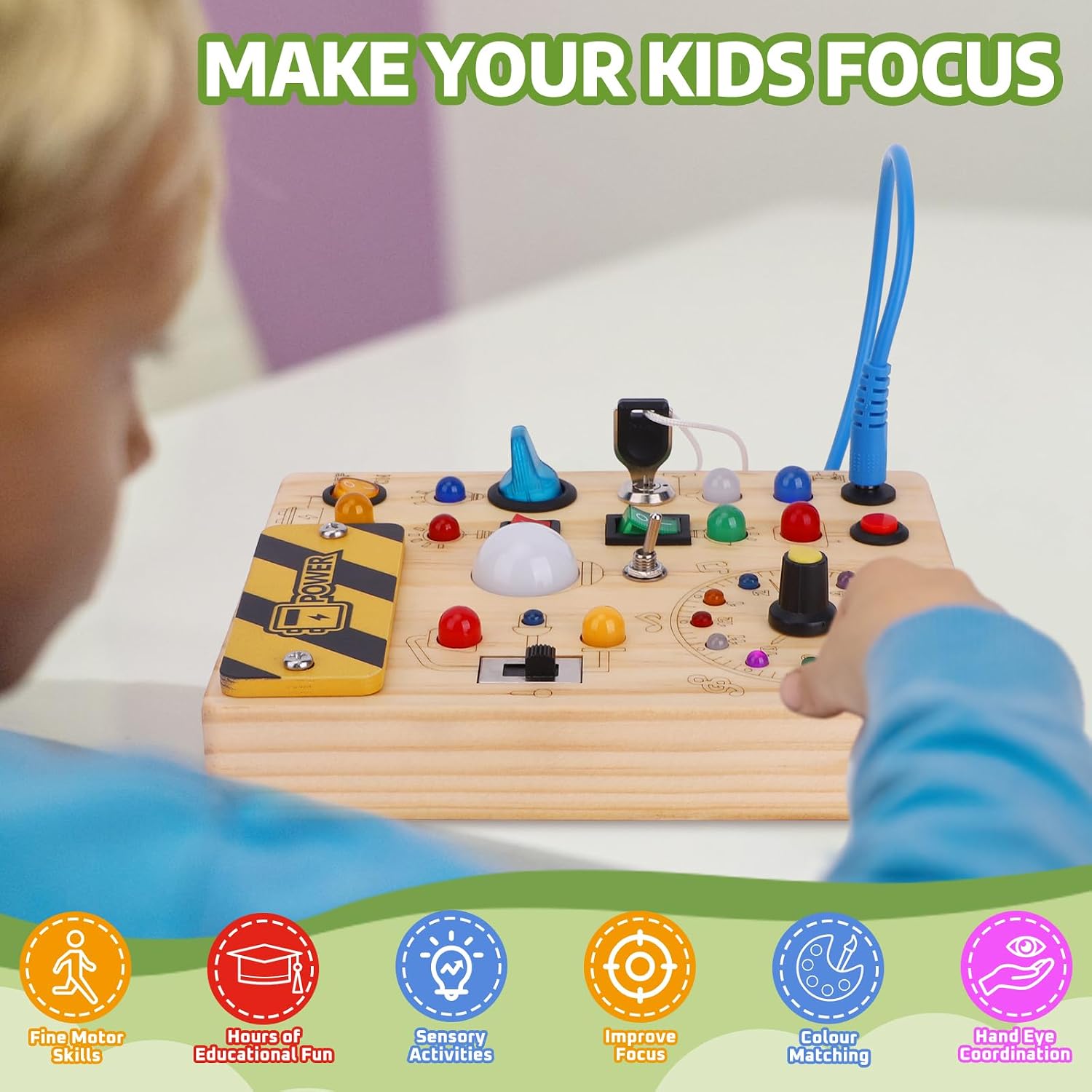Thumbnail 4 de Konijiwa Montessori Busy Board