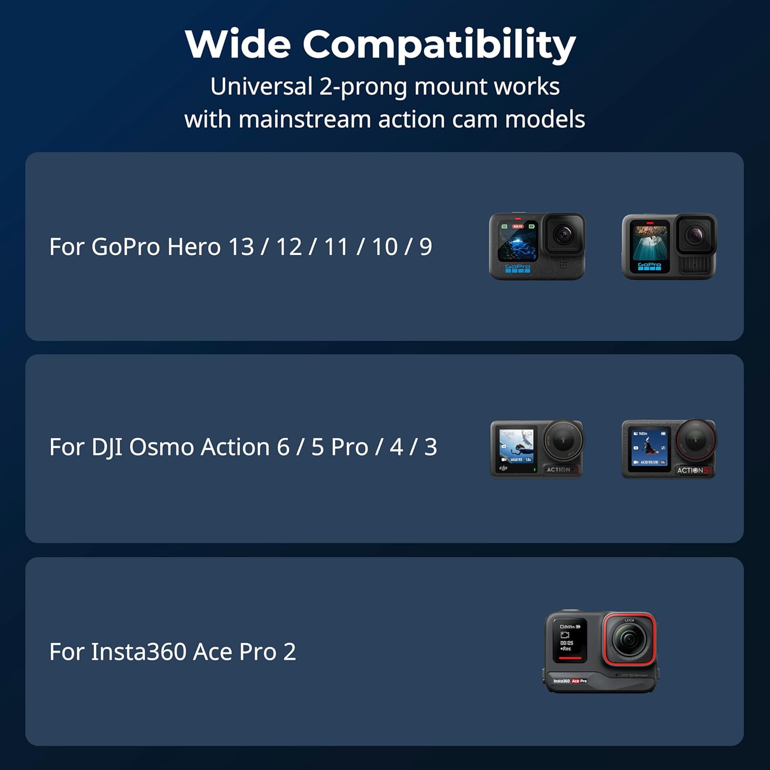 Thumbnail 6 de Support de Cou SMALLRIG avec Sangle de Poitrine pour caméras d’action – ajuste sûr et rapide