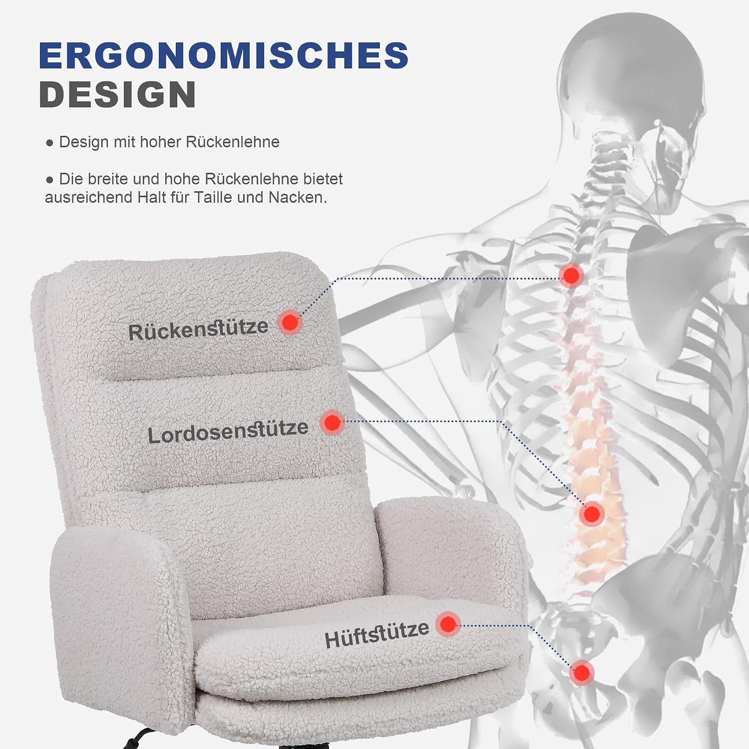 Thumbnail 6 de Youhauchair Schreibtischstuhl 46–56 cm