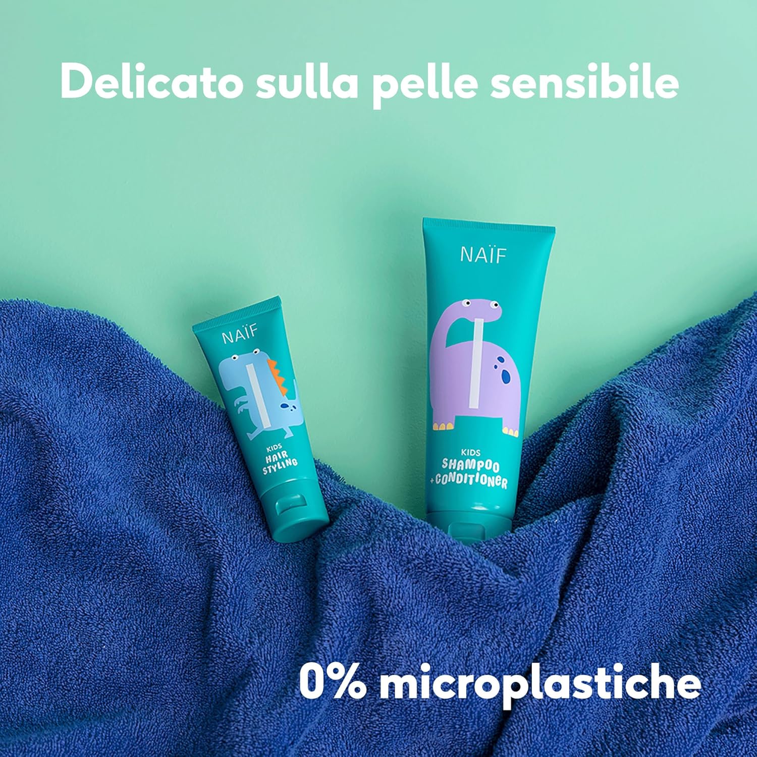 Thumbnail 4 de Naïf Shampoo e Balsamo 2 in 1 per bambini – delicato, 0% SLES, 250 ml