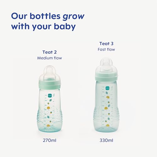Thumbnail 5 de MAM Easy Active Bottles (2 x 330ml) in Pink – Ergonomic, Easy-Grip Design
