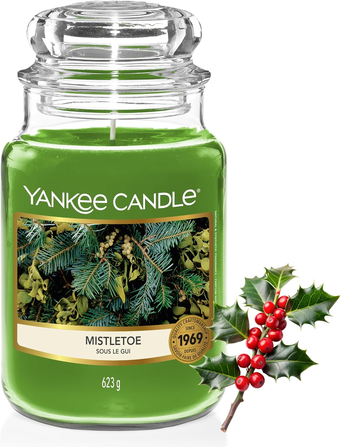 Detalle de Yankee Candle Sous le gui 623 g 🕯