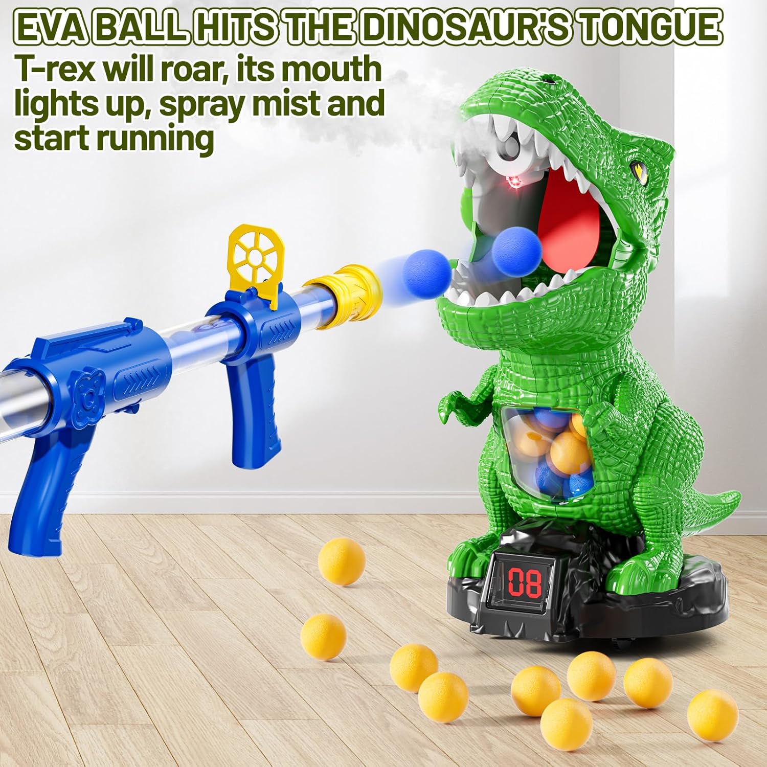Thumbnail 4 de NIPLOOOW Dinosaur Shooting Toy 48 Bullets