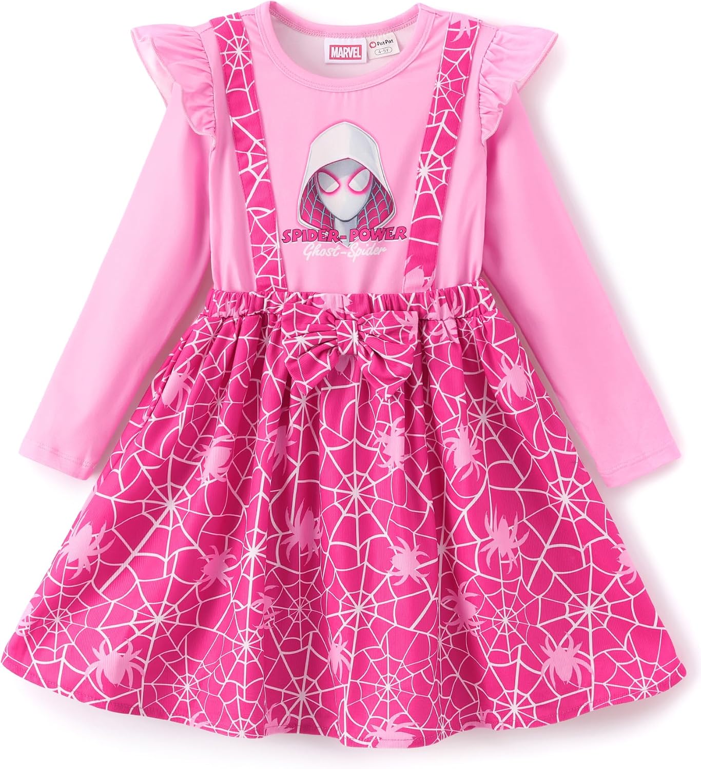 Detalle de Toddler Girl Overall Dress, 3M–6Y
